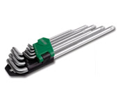Набор ключей Torx T10-Т50 9шт длинных TOPTUL (GAAL0914) [шт]