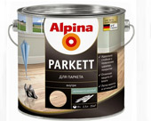 Лак алкидн. Alpina Для паркета  шелковисто-матовый 5 л / 4,6 кг 537893 [шт]