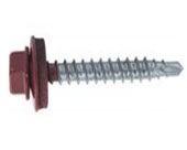 Кровельный саморез 4,8х70, сверло RAL3011 (красно-коричневый) [100 шт.]