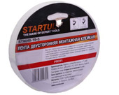 Лента двухсторонняя монтажная клейкая 19ммх5м STARTUL PROFI [шт]