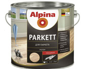 Лак алкидн. Alpina Для паркета  глянцевый 5 л / 4,55 кг [шт]