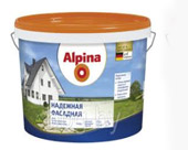 Краска ВД-АК Alpina Надежная фасадная, белая, 10 л / 15,5 кг [шт]