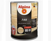 Лак АУ Alpina Лак для деревянных полов шелковисто-матовый, бесцветный 0,75 л / 0,67 кг [шт]
