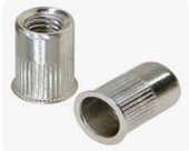 Заклёпка резьбовая M5x11, цинк, потайной бортик [100 шт.]