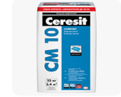 Ceresit СМ 10 Клей для плитки (для недефор. оснований), 25кг код ОКП РБ 23.64.10 [шт]
