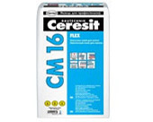 Ceresit СМ 16 Растворная сухая облицовочная смесь (для дефор. оснований), 25кг код ОКРБ 23.64.10 [шт]