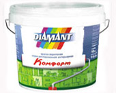 Краска акриловая в/д белая Diamant Комфорт 10 л /14.4кг код ОКРБ 20.30.11.500 [шт]